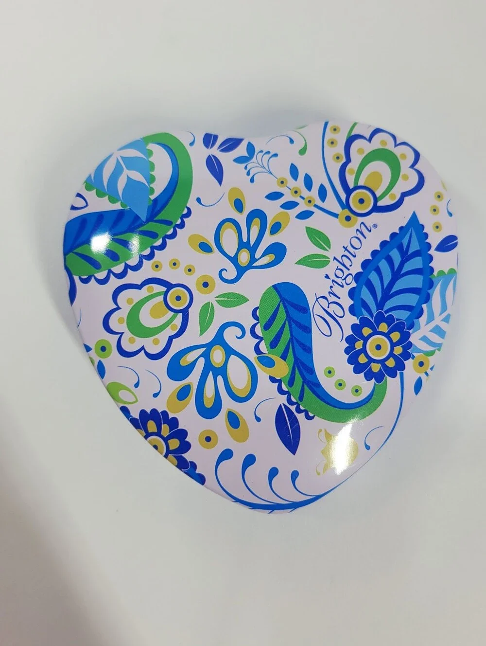 Brighton Heart-shaped Jewelry Tins Boxes Holders Lot Of 4